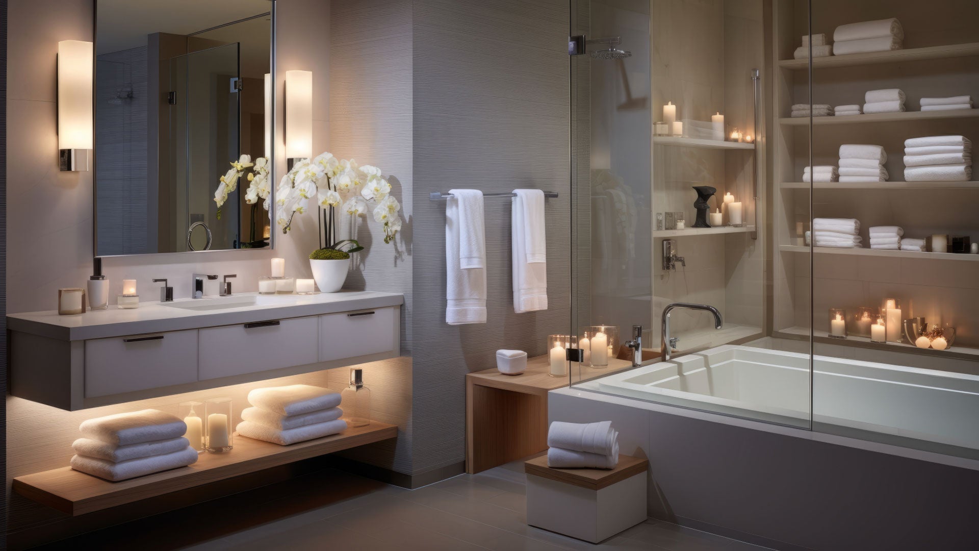 Organised Bathroom