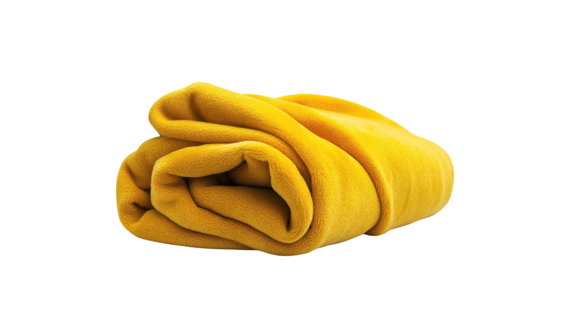 Cosy yellow blanket