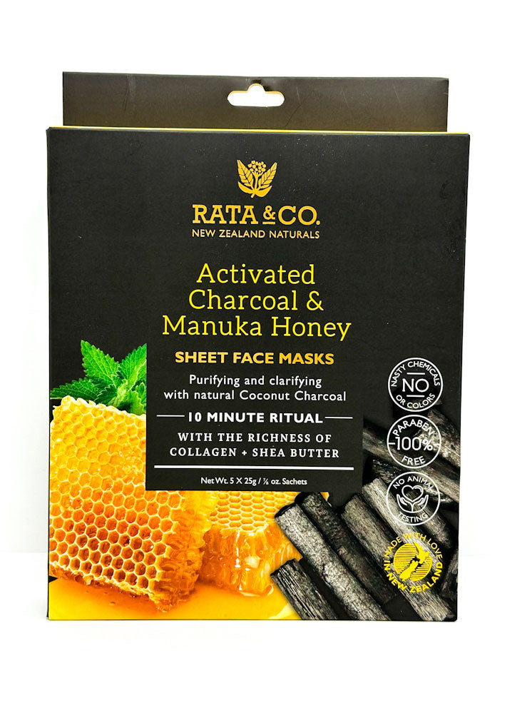 Activated Charcoal & Manuka Honey Face masks