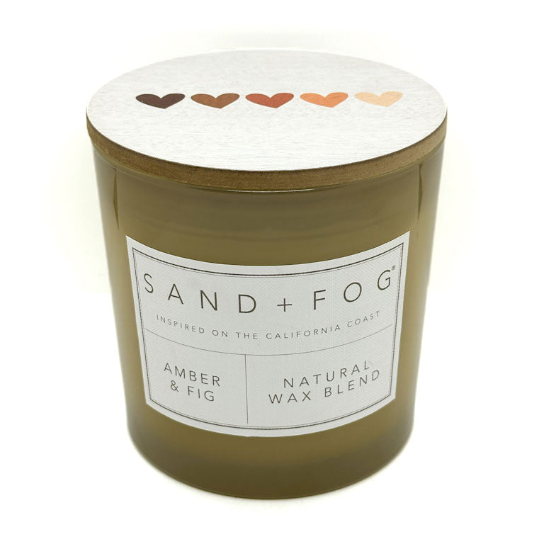 Amber & Fig Scented Candle | SAND + FOG