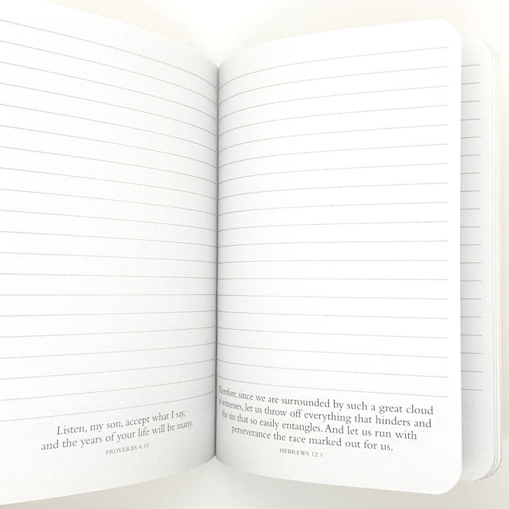 And God Said Let There Be Light - Bible Verse Christian Notebook