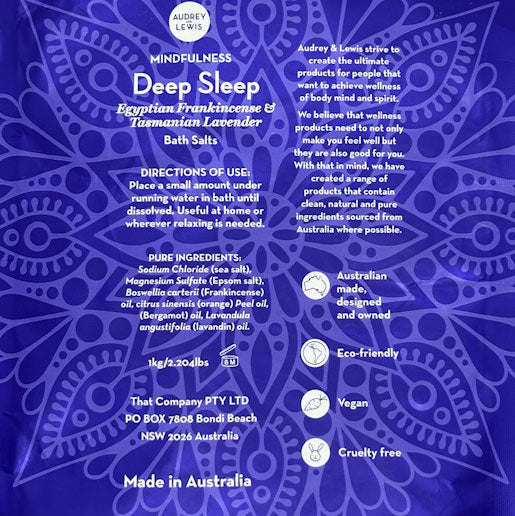Audrey Lewis Deep Sleep Bath Salts