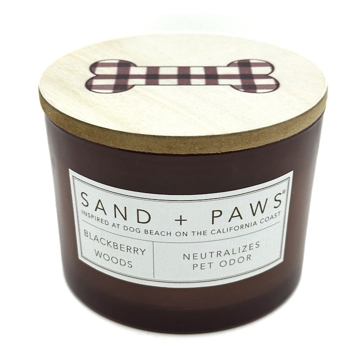Blackberry Woods Scented Candle | SAND + PAWS
