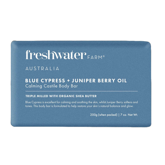 Blue Cypress + Juniper Berry Oil Body Bar Soap