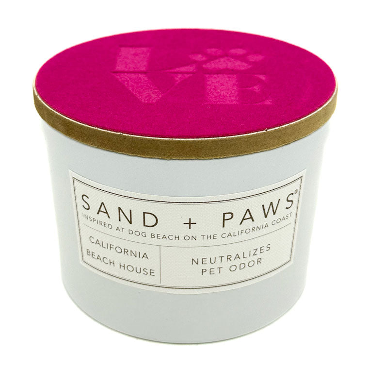 California Beach House Scented Candle | SAND + PAWS