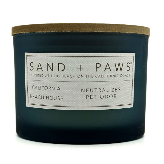 California Beach House Scented Candle | SAND + PAWS