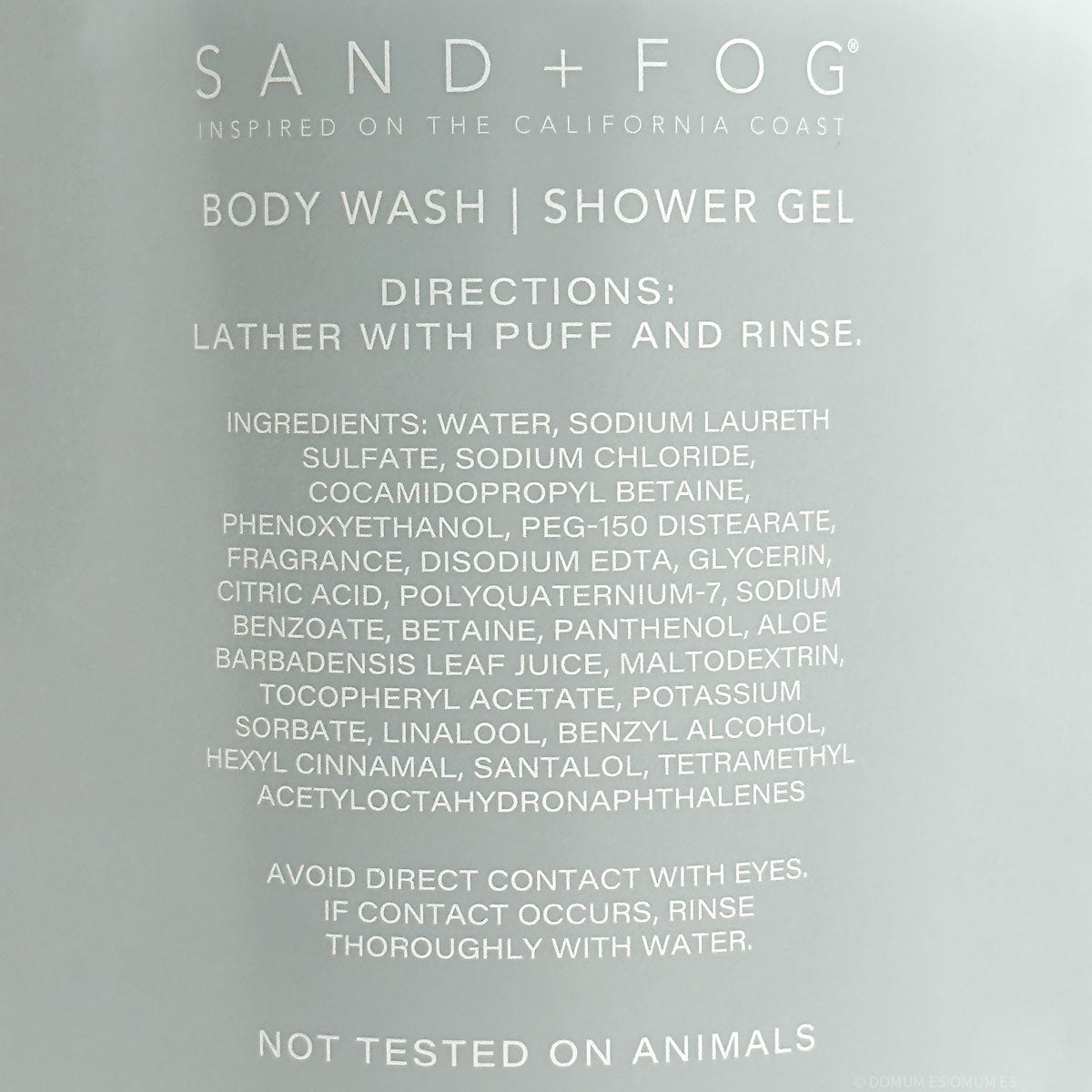 California Beach House Body Wash Ingredients