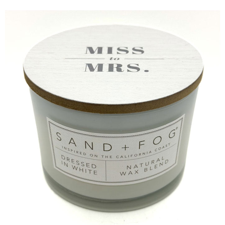 Dressed In White - Miss to Mrs Wedding Candle