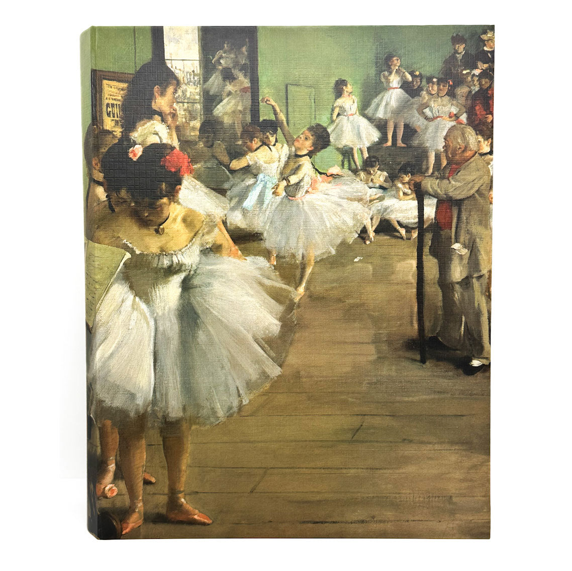 Keepsake print of a classical painting of ballerinas in a rehearsal room.