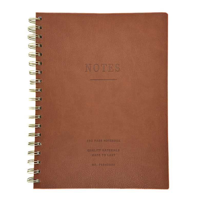 B5 Soft Leather Notebook - Dark Brown | Fringe Studio
