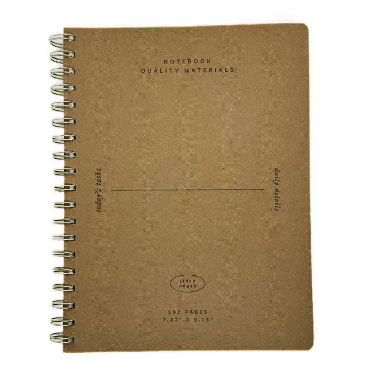 B5 Soft Leather Notebook - Brown | Fringe Studio