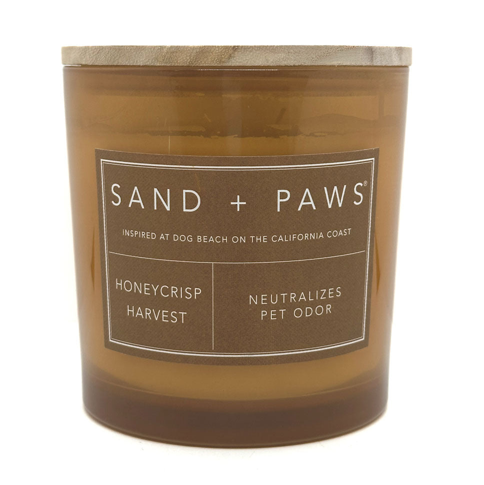 Brown Honeyscrisp candle by SAND + PAWS