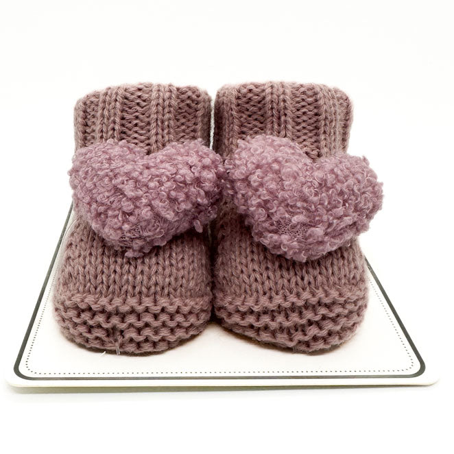 Koala Baby Newborn Gift - Pink Knitted Booties