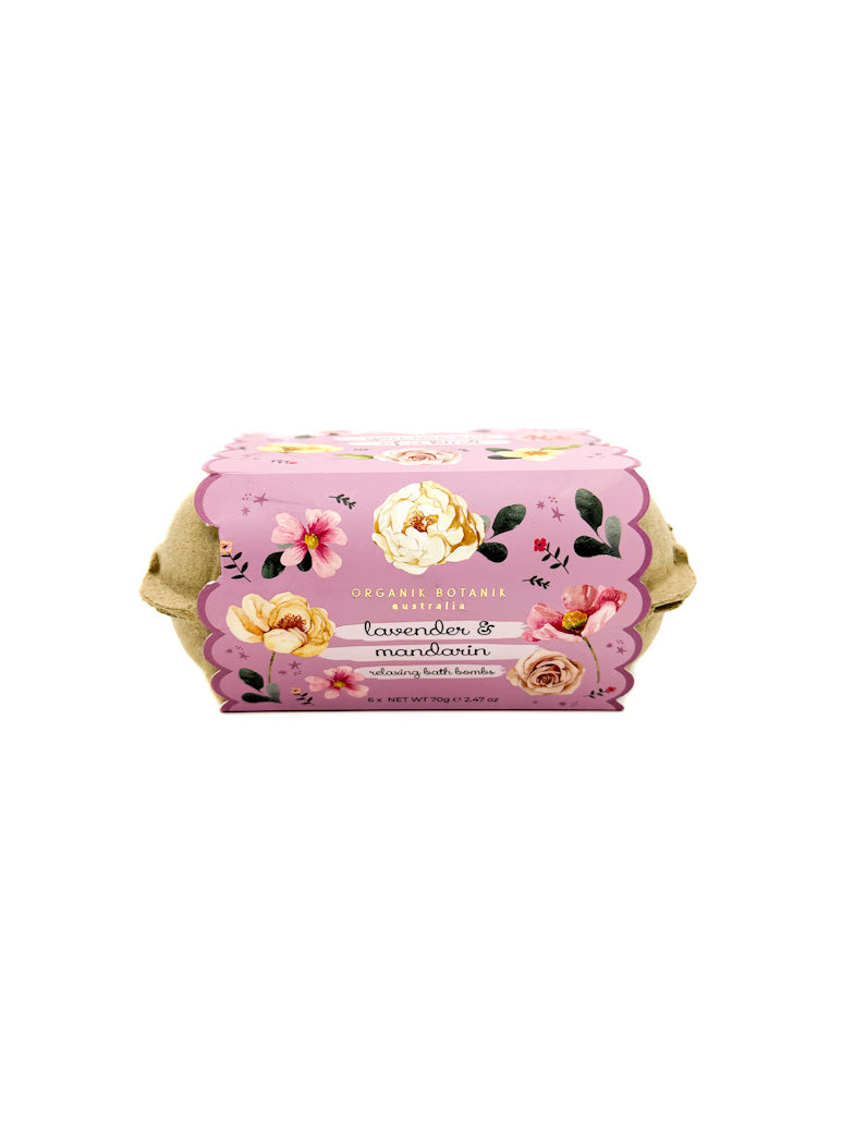 "You are one of a kind" Lavender & Mandarin Bath Bombs | ORGANIK BOTANIK