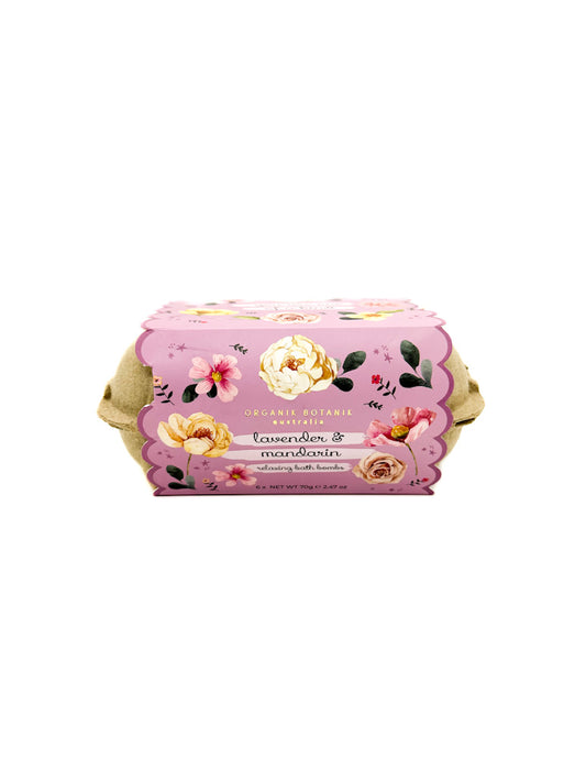 "You are one of a kind" Lavender & Mandarin Bath Bombs | ORGANIK BOTANIK