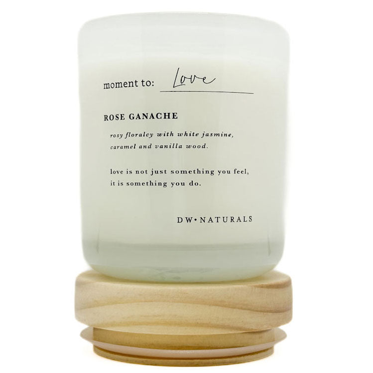 Moment to love - Rose Ganache Scented Candle | DW Home