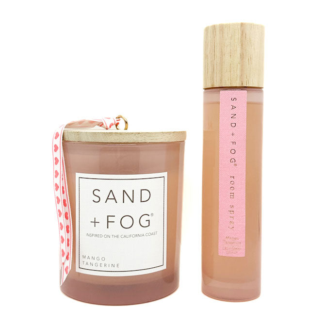 Mango Tangerine Scented Candle & Room Spray | SAND & FOG