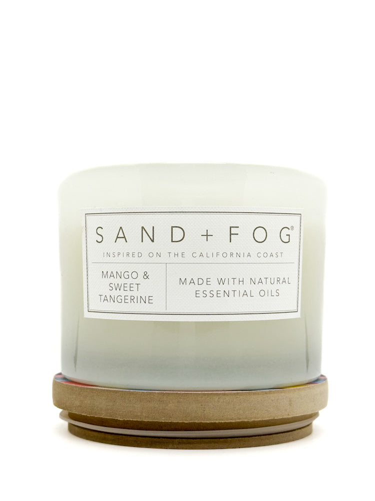 Mango & Sweet Tangerine Scented Candle | SAND + FOG
