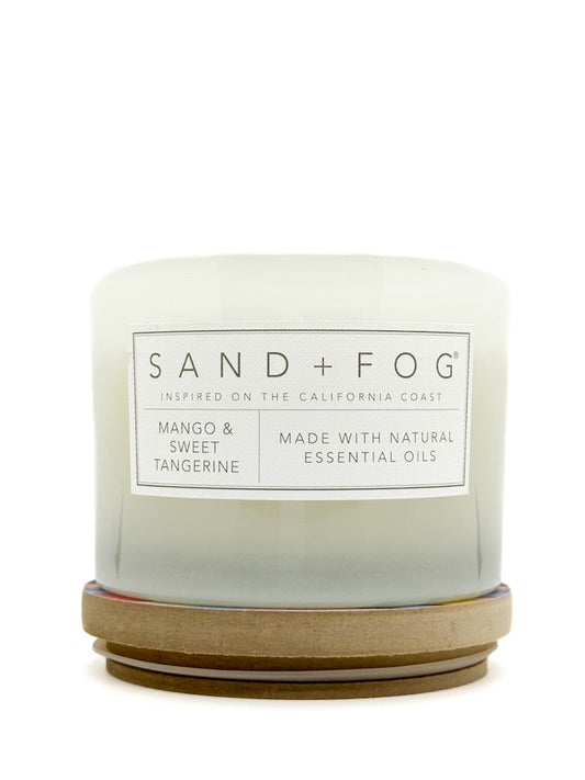 Mango & Sweet Tangerine Scented Candle | SAND + FOG