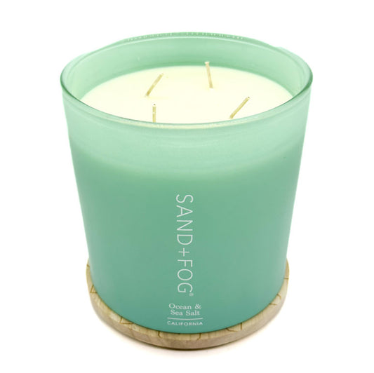 Ocean & Sea Salt Scented Candle - 1.5Kg | SAND + FOG