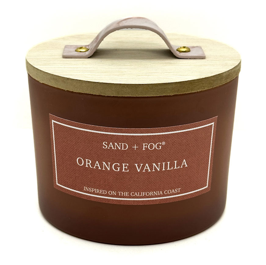 Orange Vanilla Scented Candle | SAND & FOG