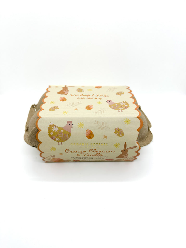 ORGANIK BOTANIK Orange Blossom and Vanilla Bath Bombs