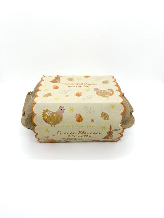 ORGANIK BOTANIK Orange Blossom and Vanilla Bath Bombs