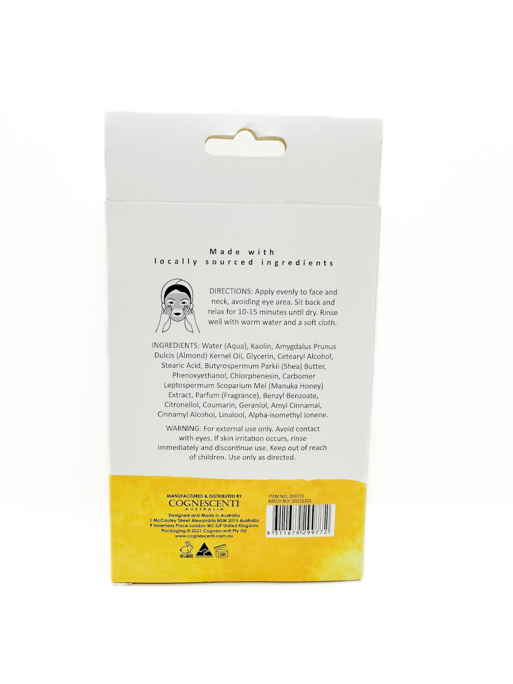 ORGANIK BOTANIK Manuka Honey Face Mask