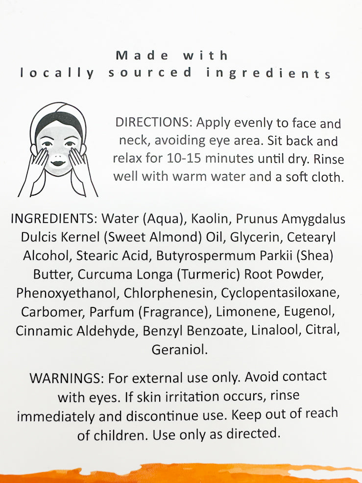ORGANIK BOTANIK Turmeric Face Mask