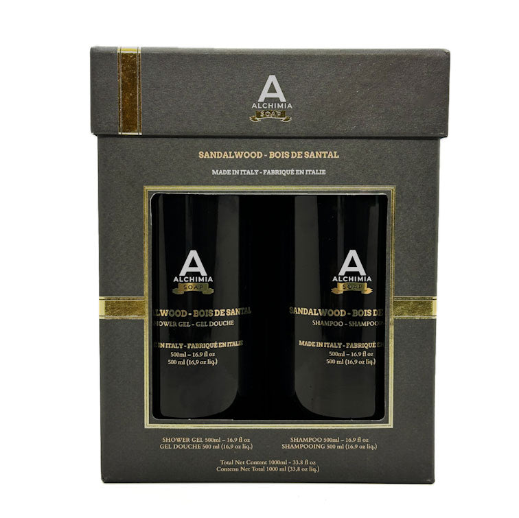Sandalwood Shower Gel & Shampoo Gift Box - Alchimia