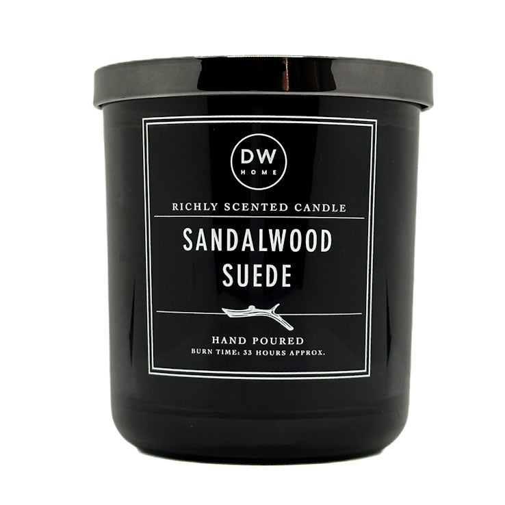 Sandalwood Suede Scented Candle | DW Home