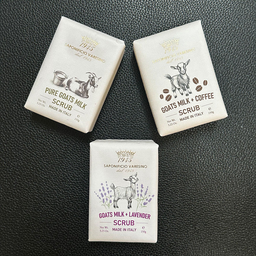 Saponificio Varesino Goats Milk Scrub Soap