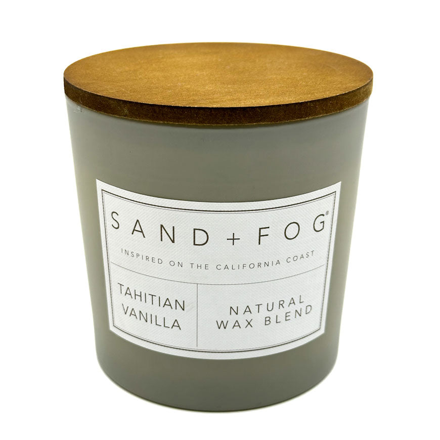 Tahitian Vanilla Scented Candle - 595g | SAND + FOG