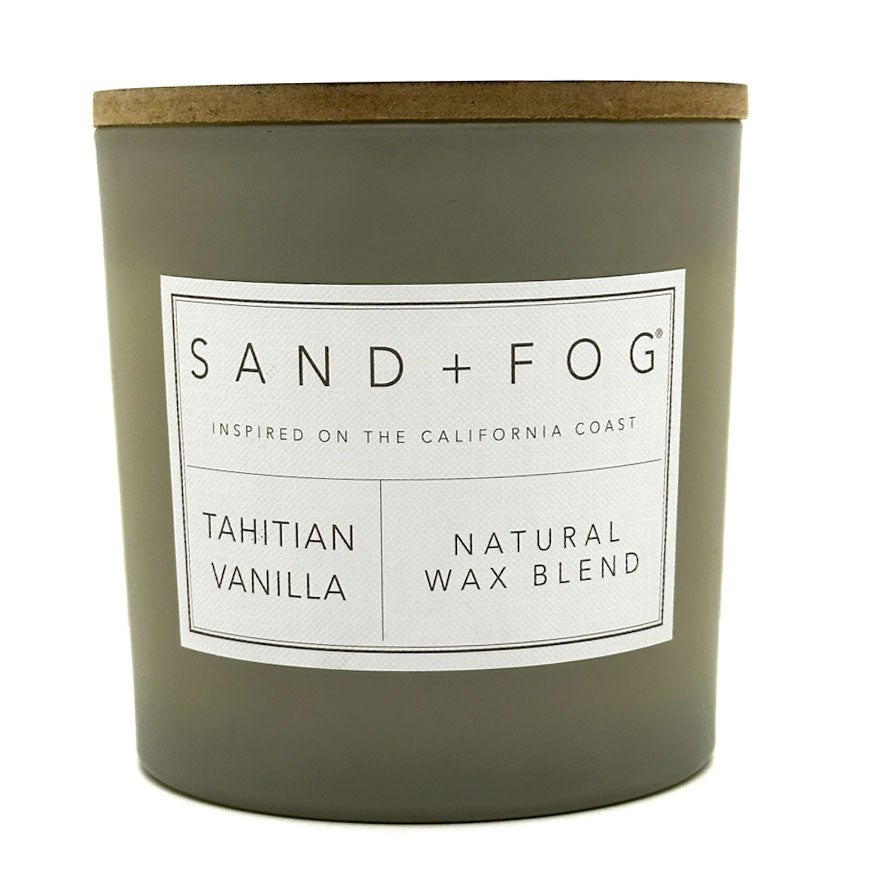 Tahitian Vanilla Scented Candle | SAND + FOG