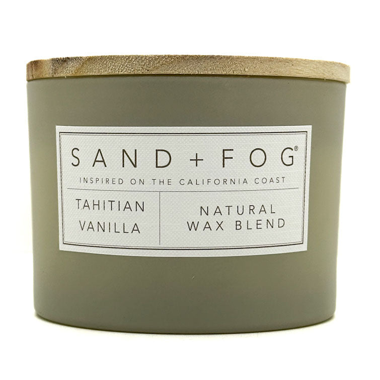 Tahitian Vanilla Scented Candle | SAND + FOG