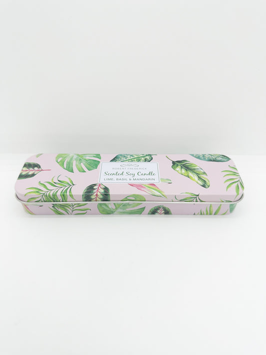 On the go - Lime Basil & Mandarin Scented Soy Candle | Robert Frederick