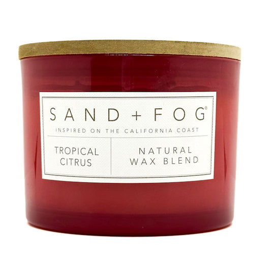 Tropical Citrus Scented Candle - SAND & FOG