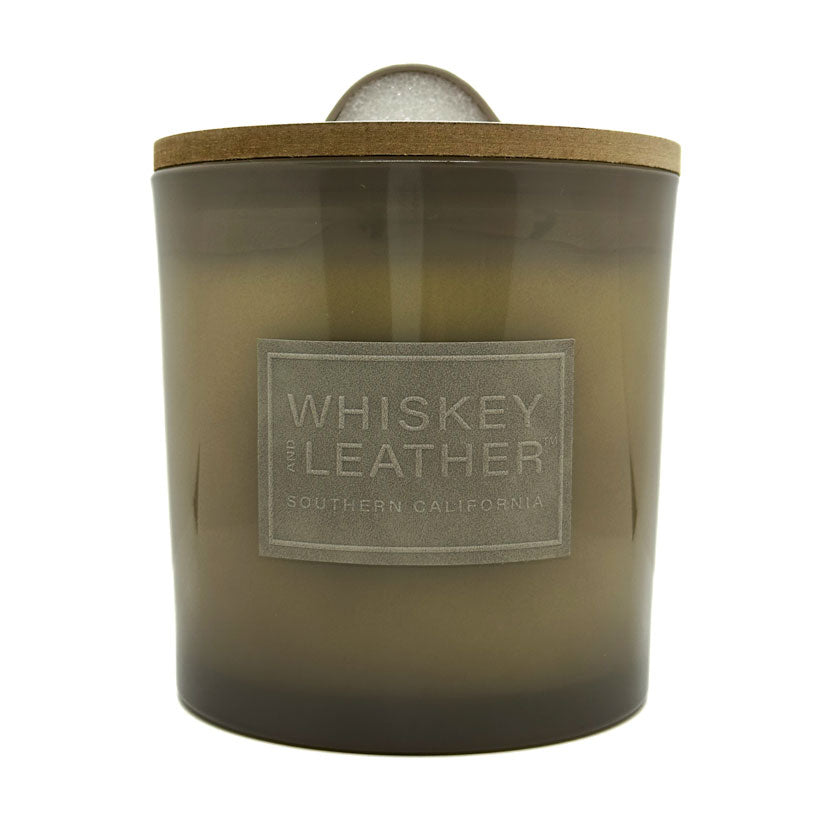 Vanilla Sandalwood Candle | WHISKEY AND LEATHER by SAND & FOG