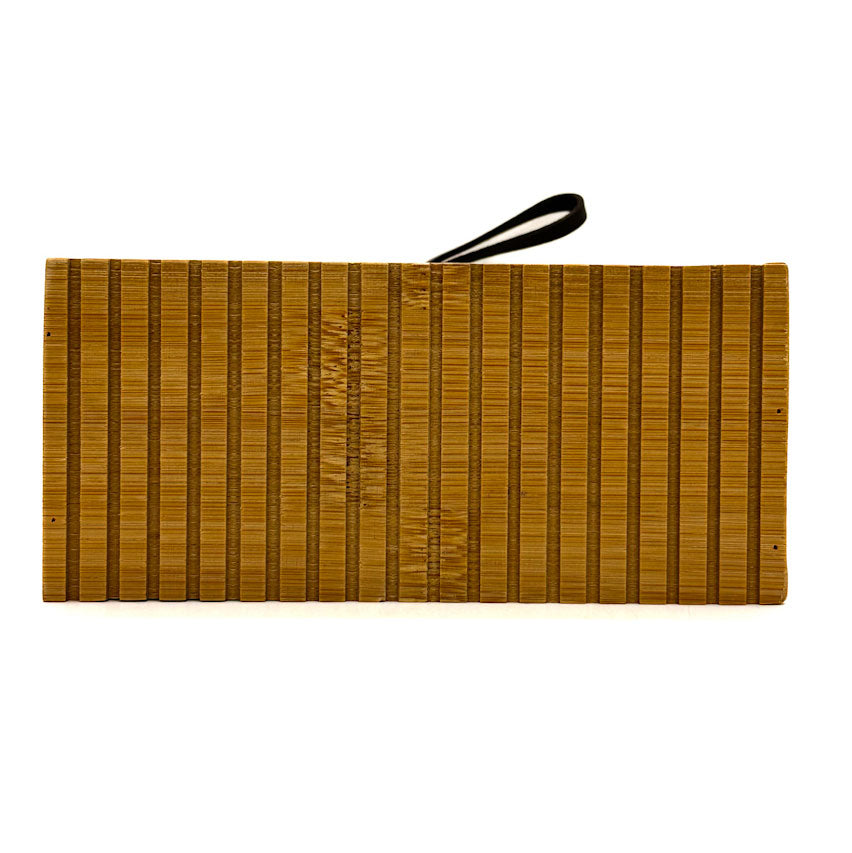 Square box with a handle on a white background