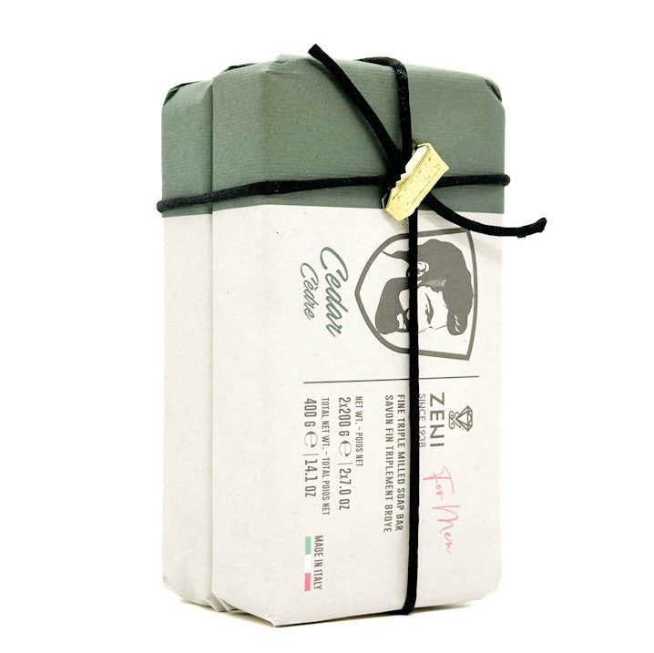 Zeni Italian Vegetable Soap For Men - Cedar