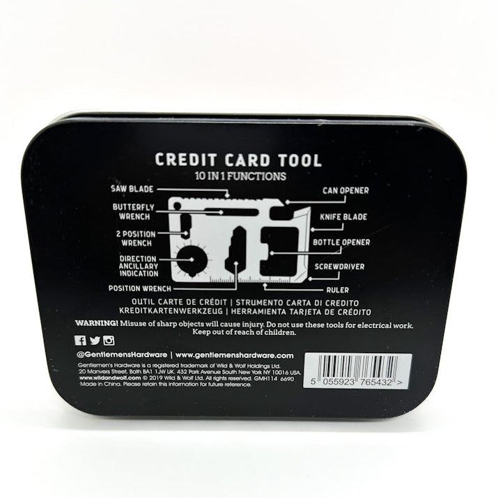 Gentlemen's Hardware Card Multi Tool