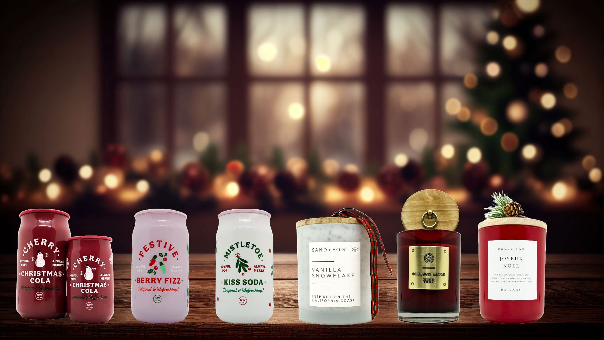 DW Home Christmas Candles