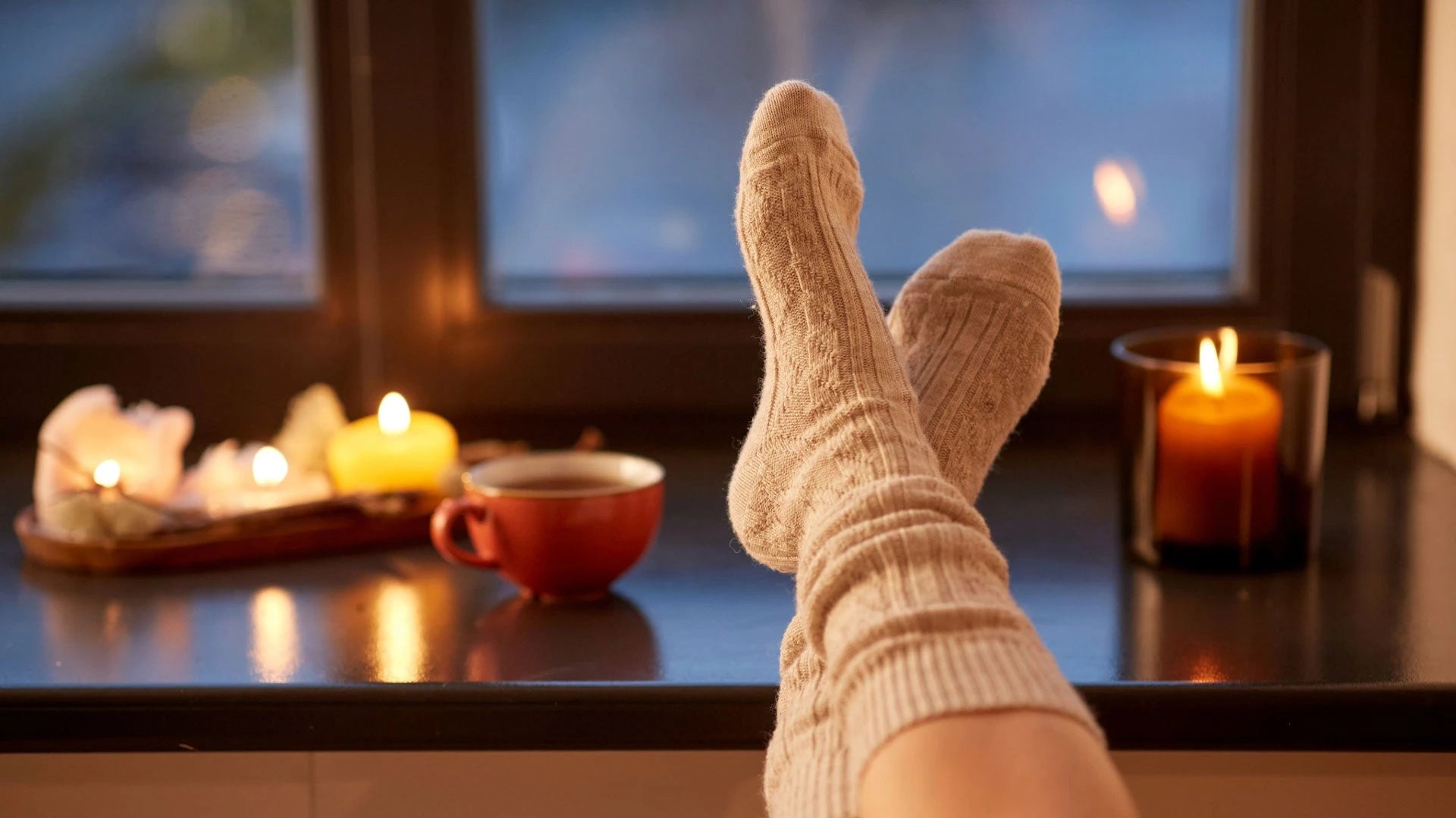 Feet up 