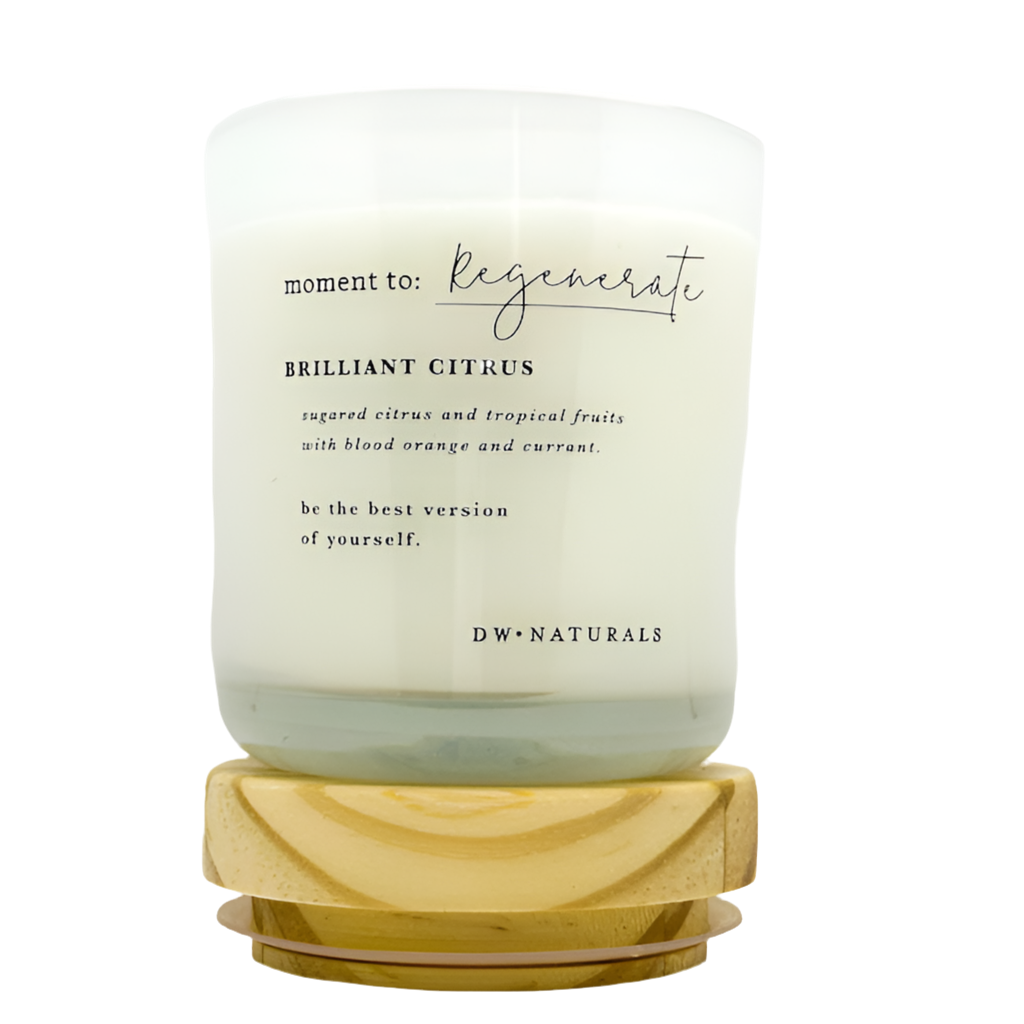 Brilliant Citrus Scented Candle - Moment to Regenerate : Be the Best Version of Yourself