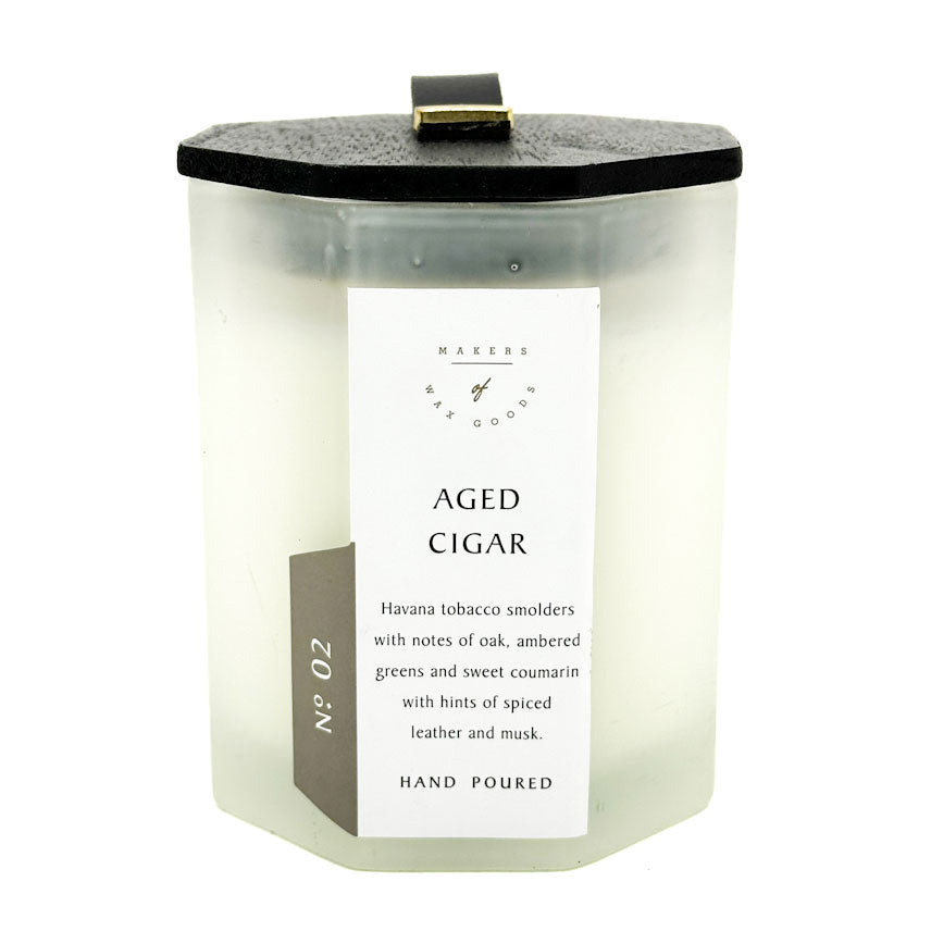 Aged Cigar Scented Candle | Makers of Wax Goods