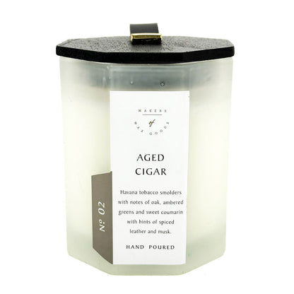 Aged Cigar Scented Candle | Makers of Wax Goods