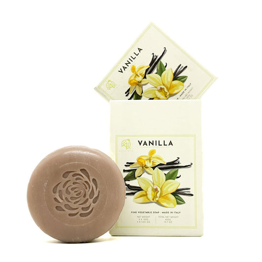 Vanilla Scented Vegetable Soap - Set of 3 | Alchimia