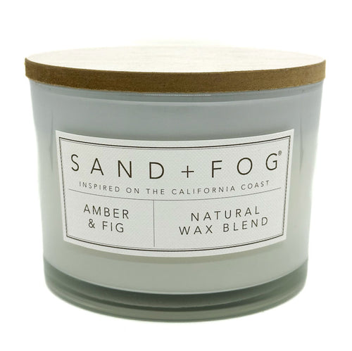 Amber & Fig Scented Candle | SAND + FOG
