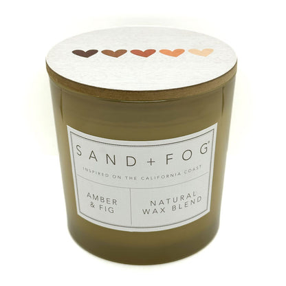 Amber & Fig Scented Candle | SAND + FOG