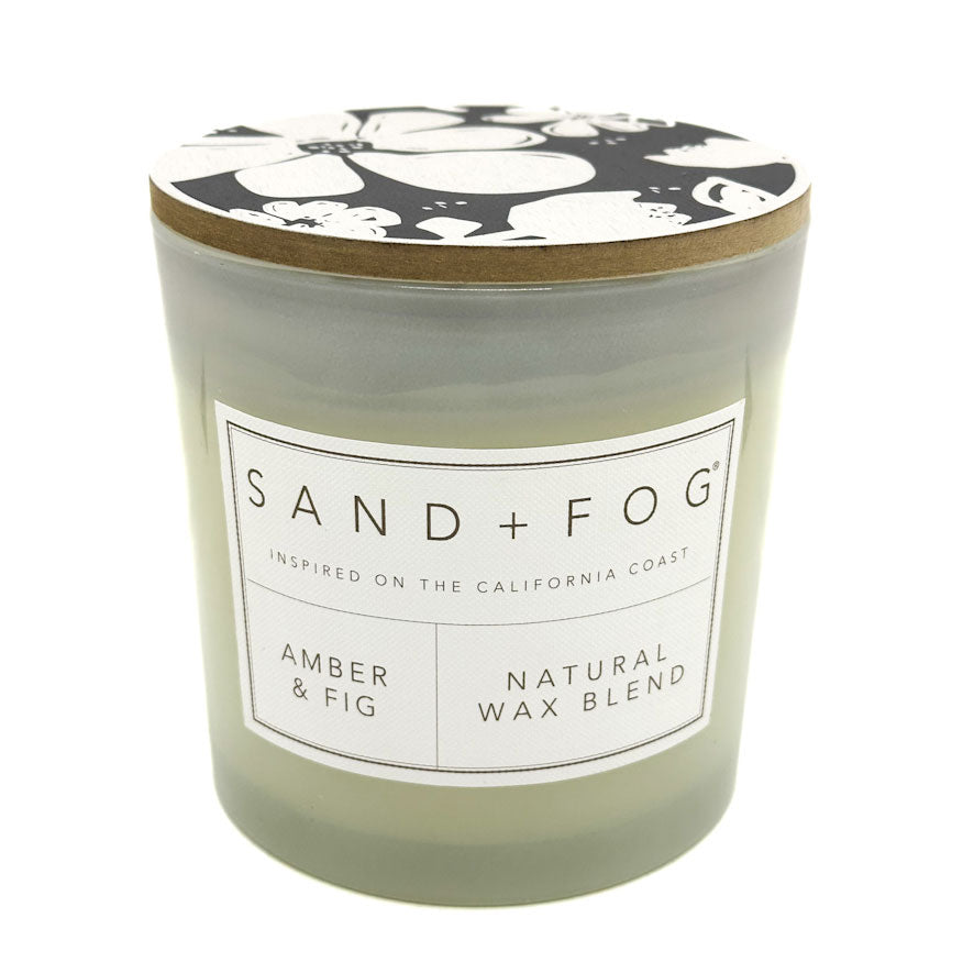 Amber & Fig Scented Candle | SAND + FOG